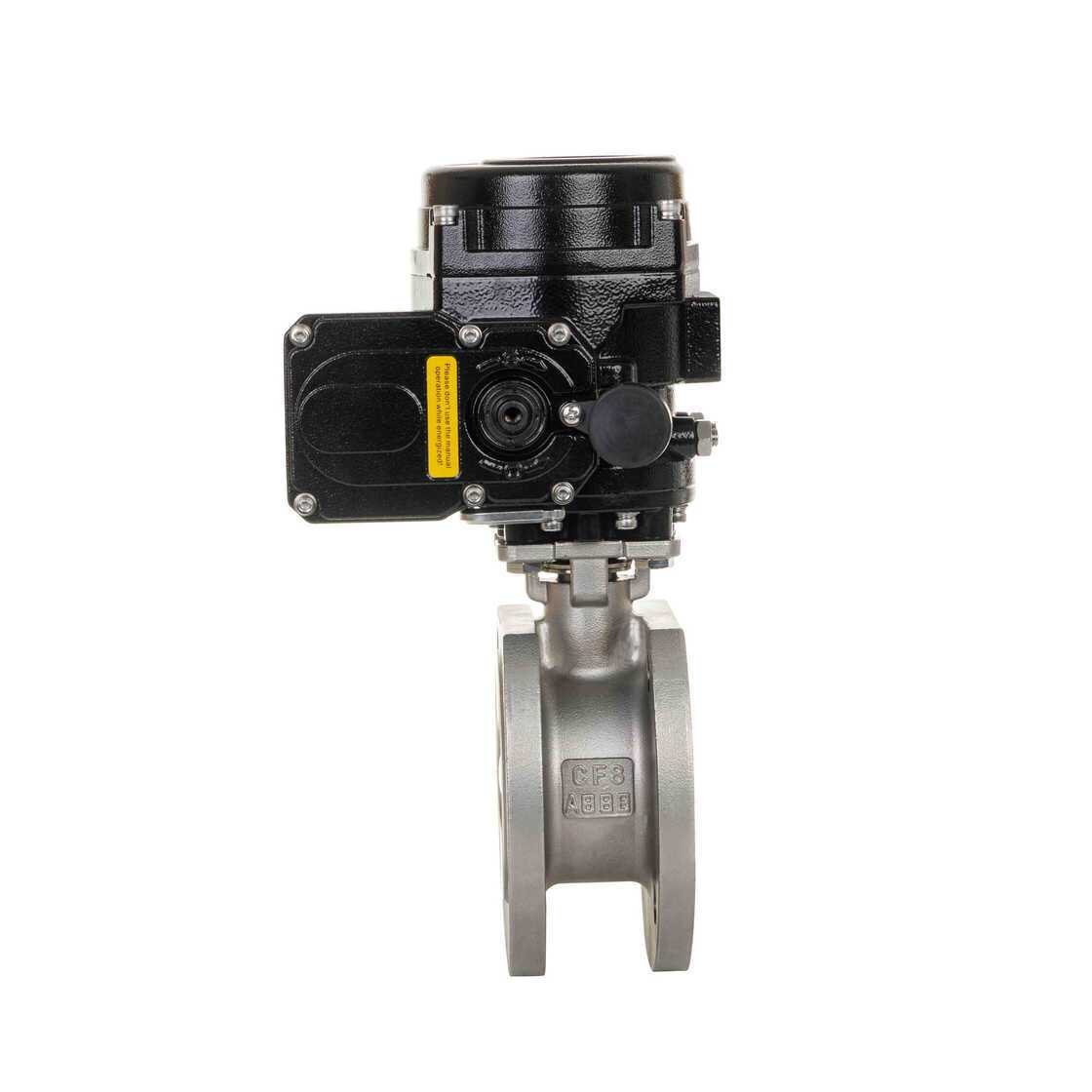 防爆电动法兰硬密封蝶阀 防爆电动法兰硬密封蝶阀